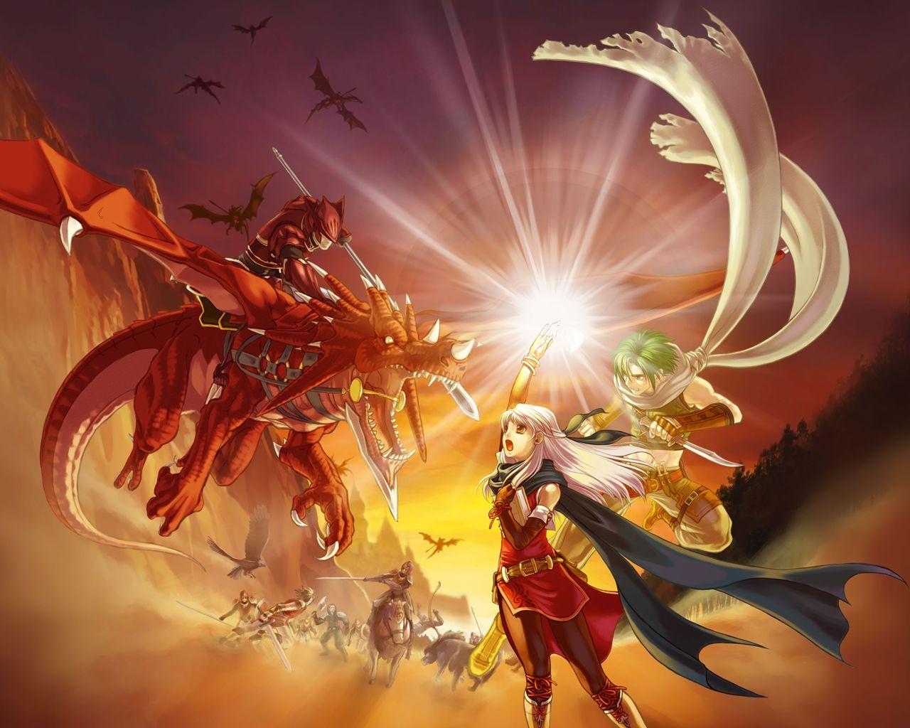 1280x1024 Wallpaper Fire Emblem Radiant Dawn! vdeo game