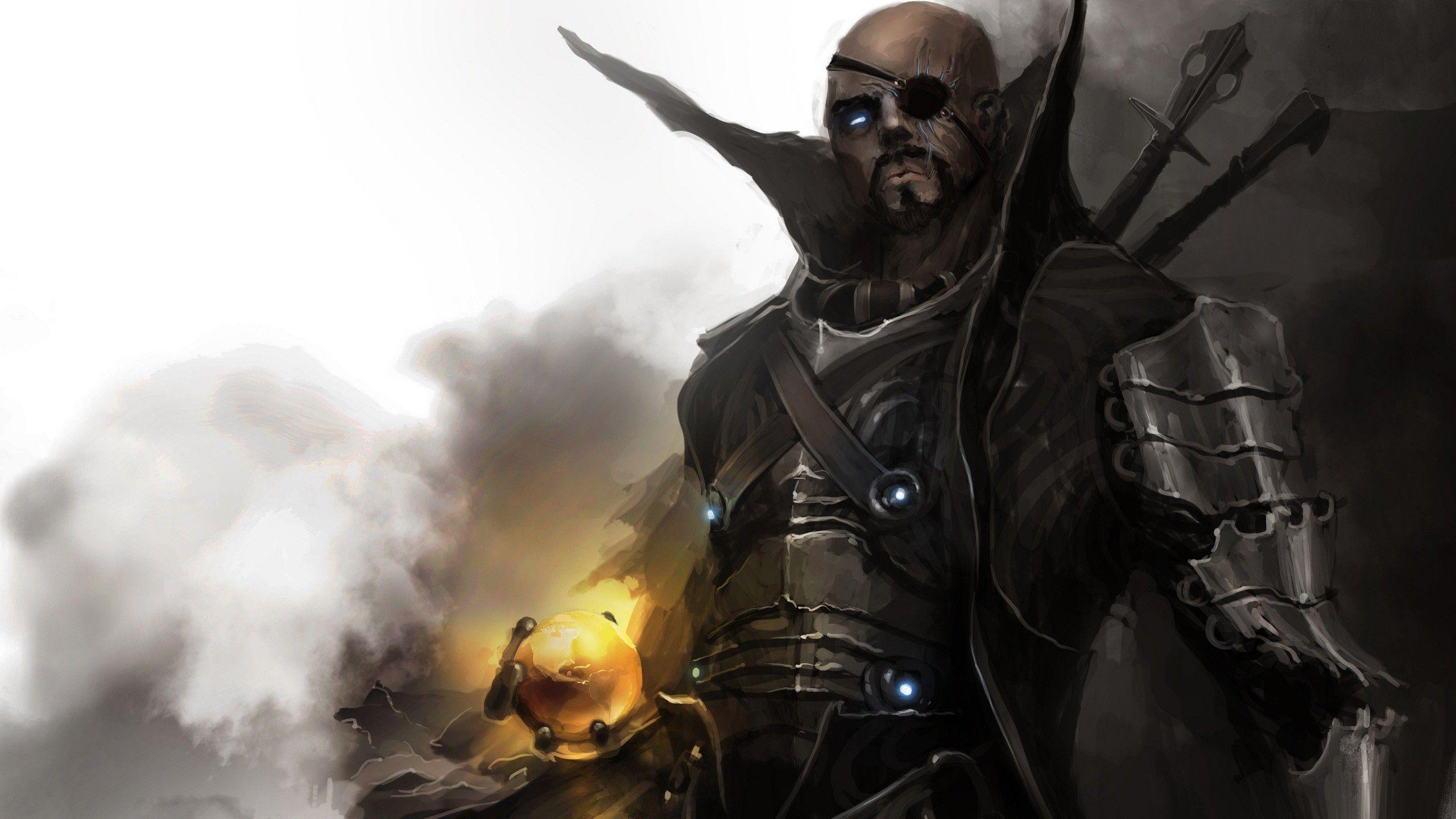 2560x1440 Nick Fury HD Wallpaper