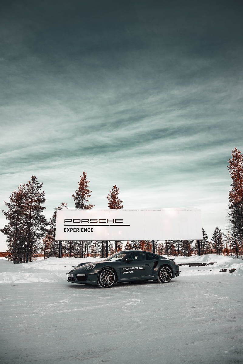 800x1199 HD porsche snow wallpaper