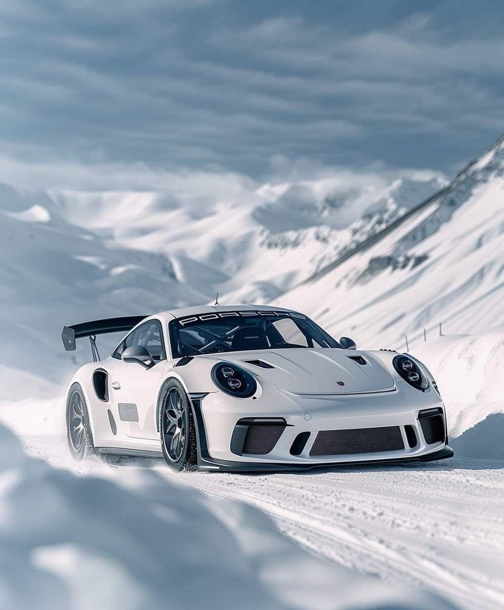 992x1200 Snowy Porsche❄️