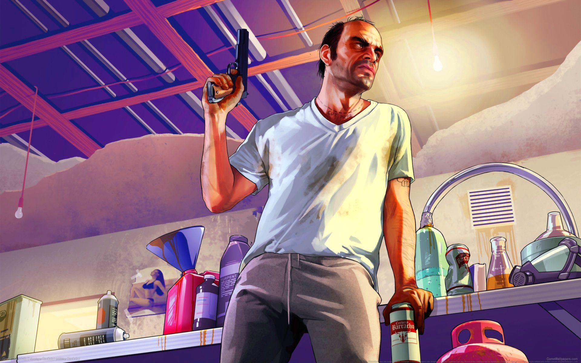 1920x1200 Trevor Theft Auto V Wallpaper