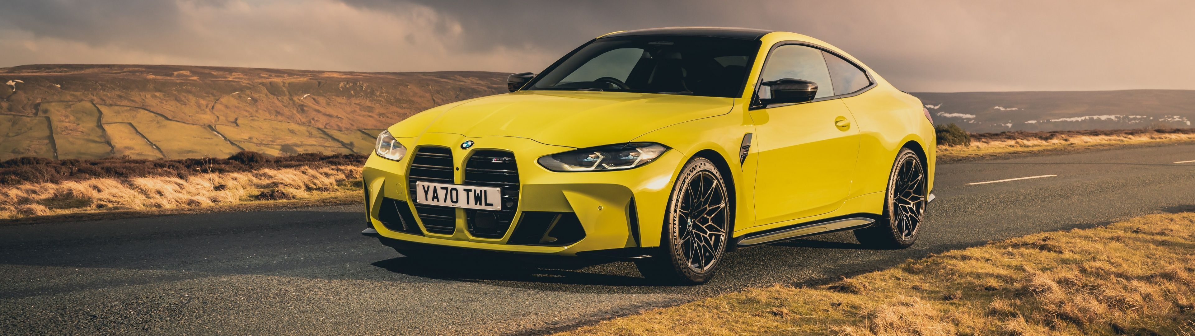 3840x1080 BMW M4 Competition Wallpaper 4K, 5K