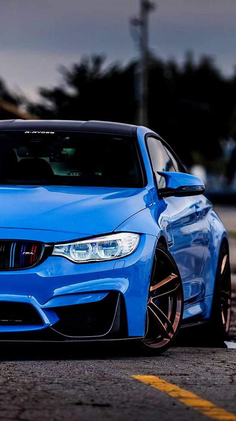 800x1424 HD blue m4 wallpaper