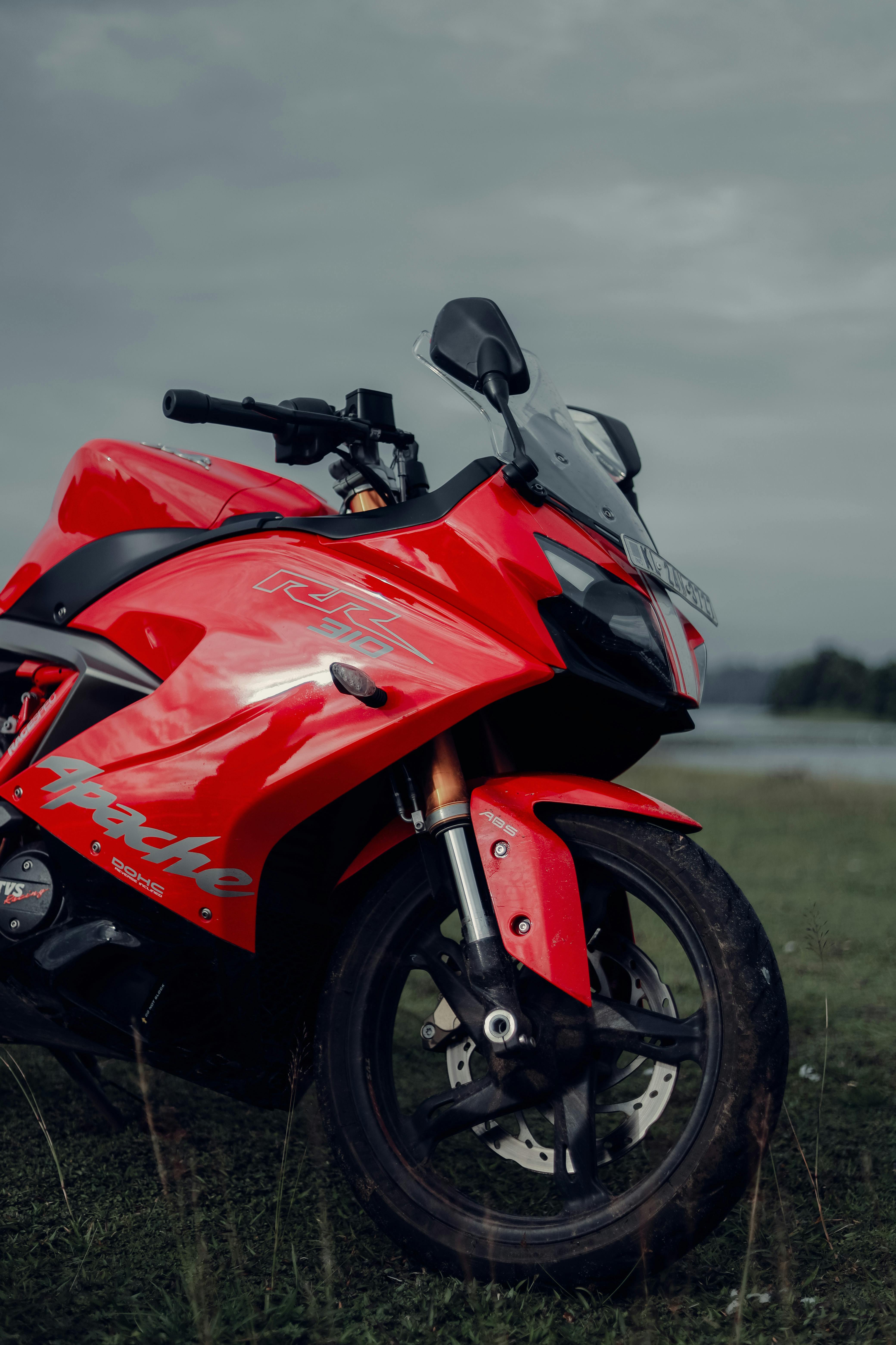 4160x6240 Red TVS Apache RR 310 Motorbike · Free