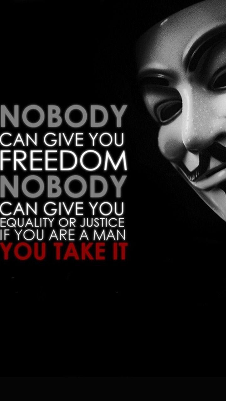 720x1280 Download Free Mobile Phone Wallpaper Anonymous Quote