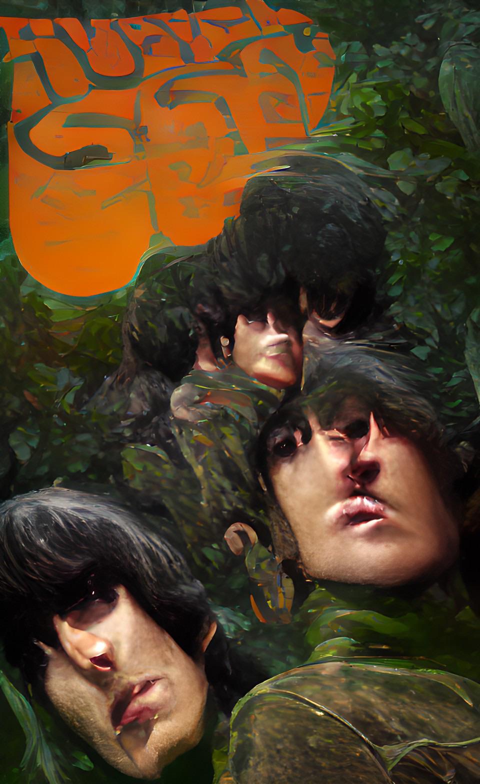 960x1568 AI recreate the Beatles album covers