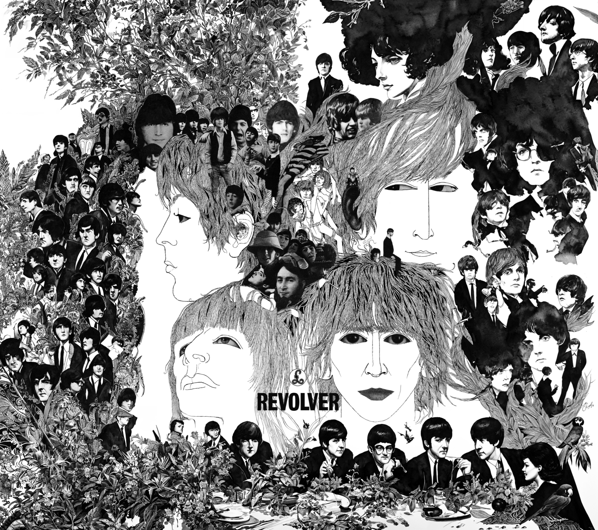 2043x1809 Rubber Soul album covers