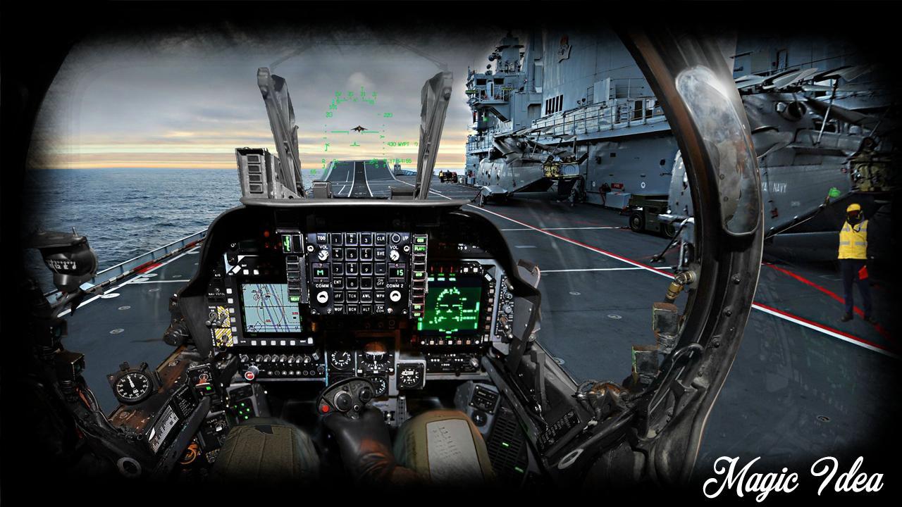 1280x720 Cockpit Wallpaper for Android