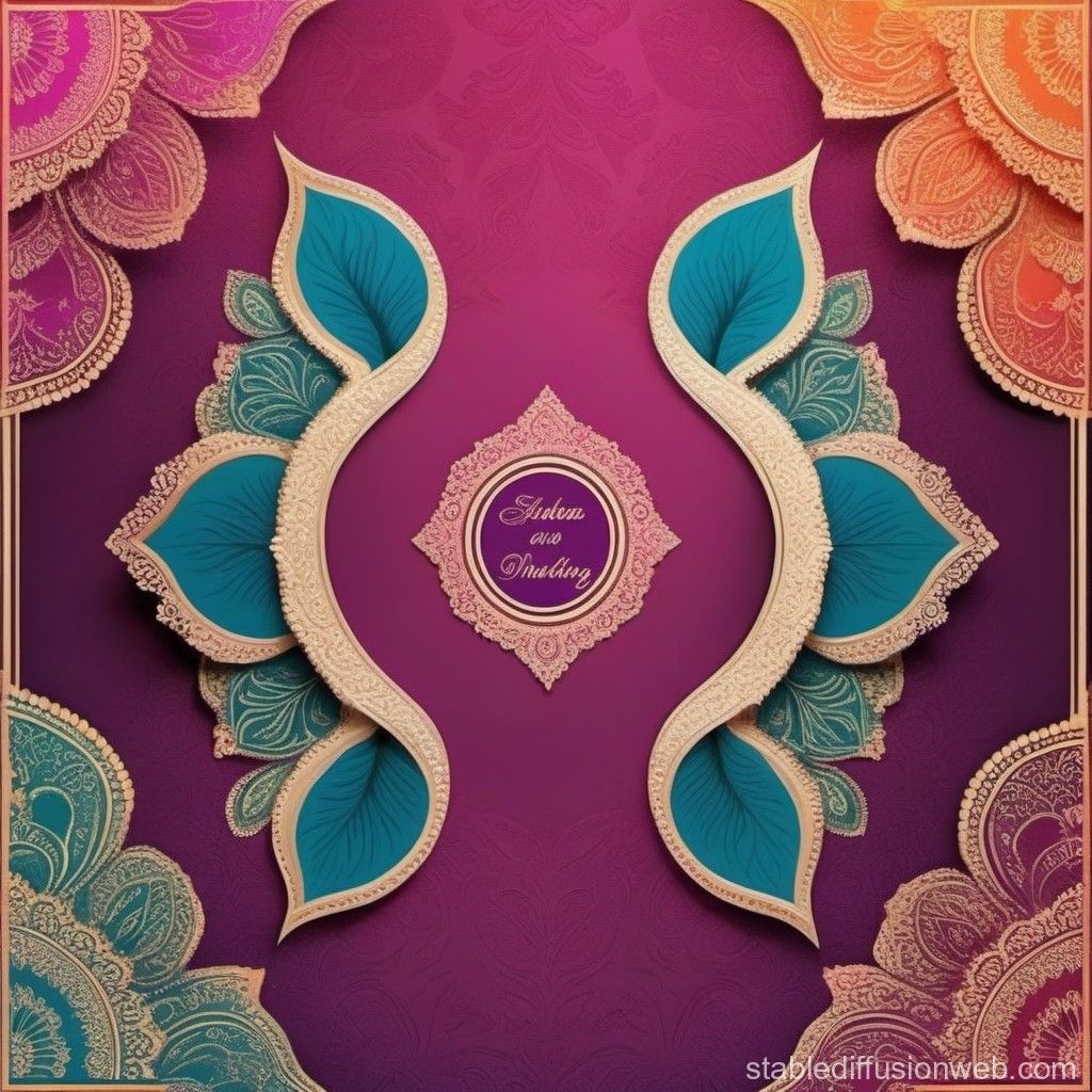 1024x1024 indian wedding card design Prompts