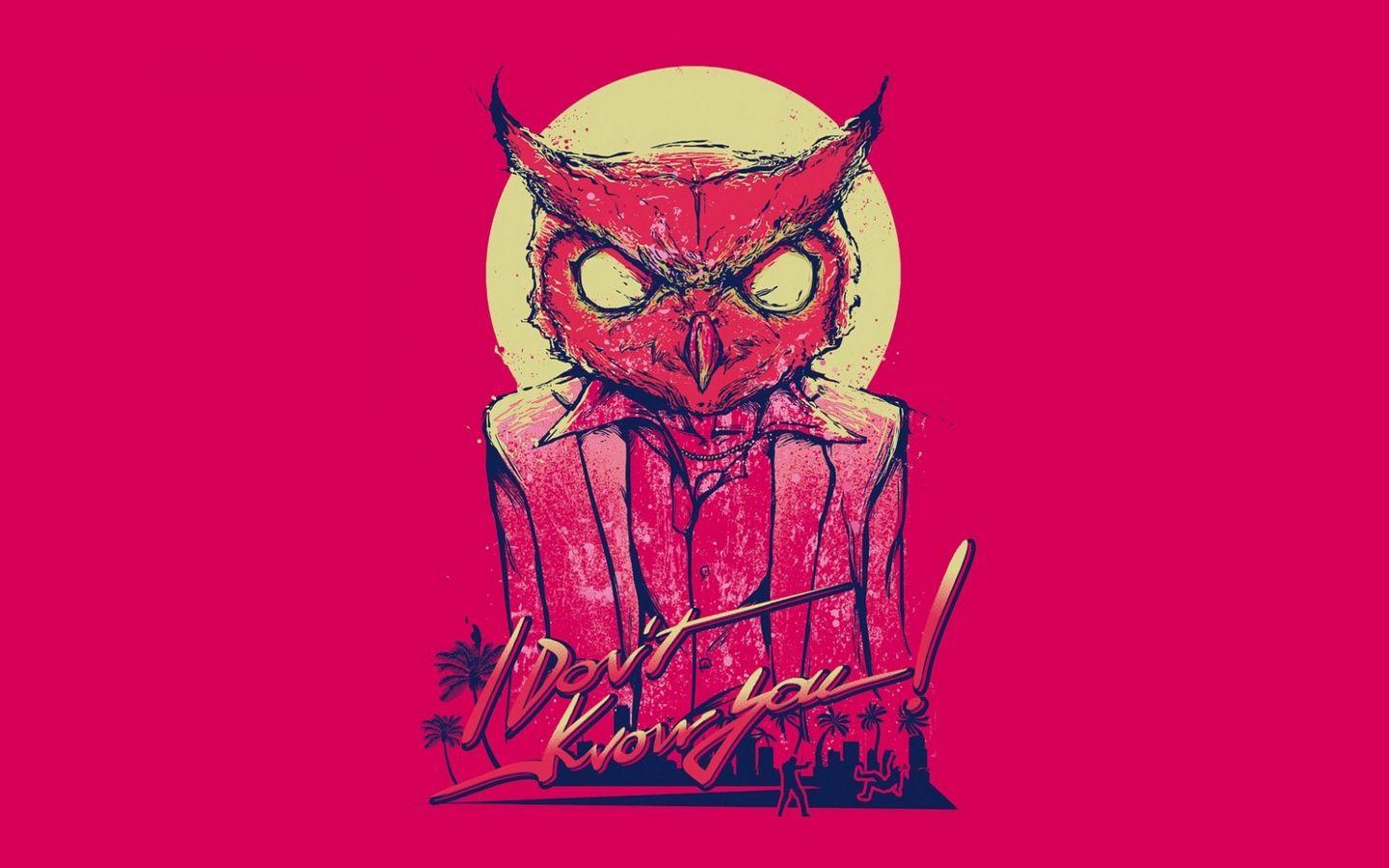 1440x900 Download wallpaper 1440x900 hotline miami, rasmus, art, mask