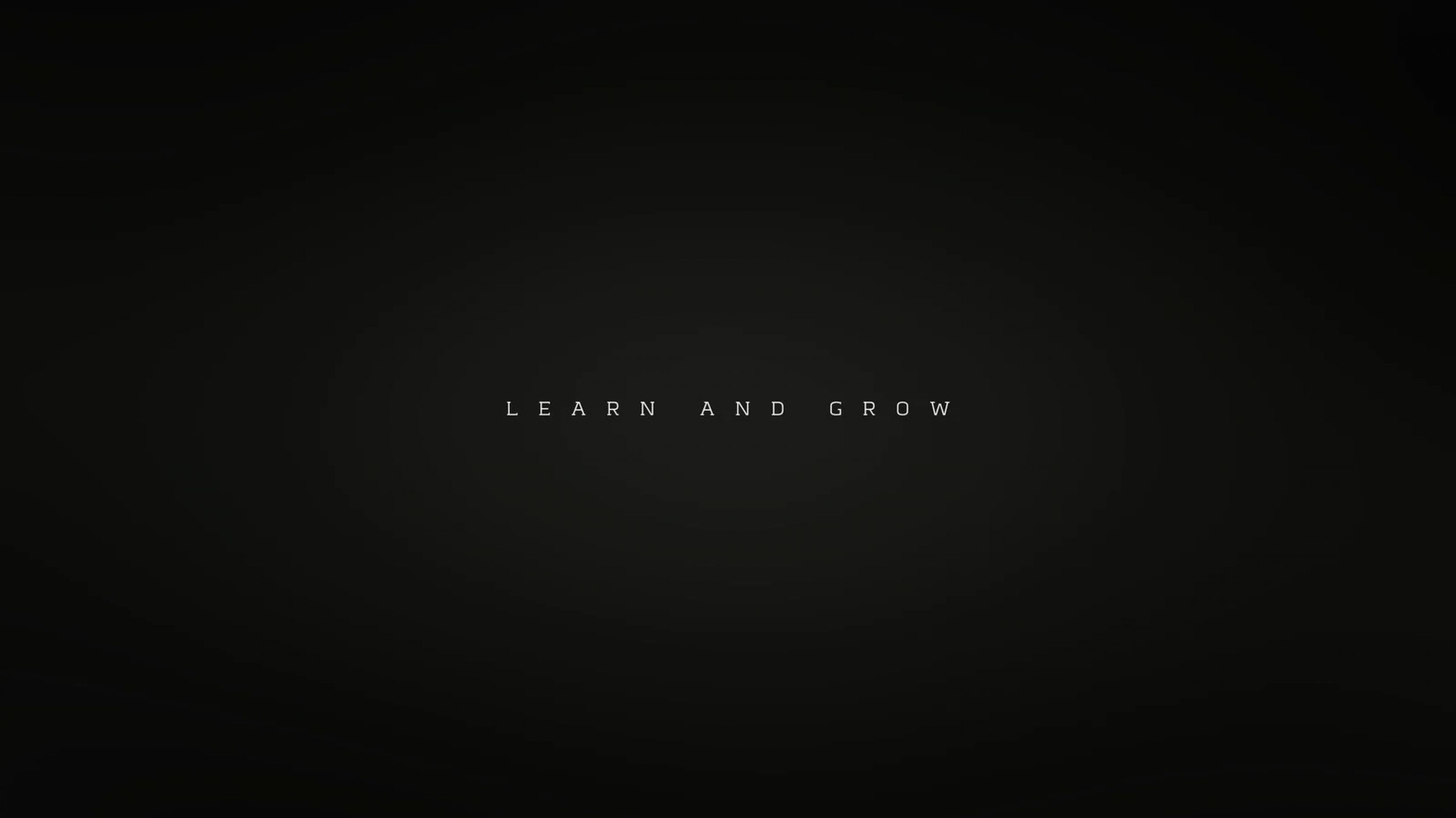 3300x1856 Learn And Grow Motivational Quote Black