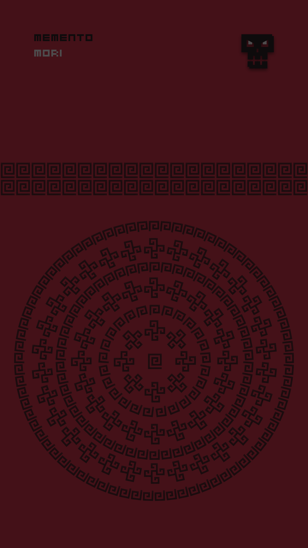 1242x2208 Wallpaper: Memento Mori & Skullson