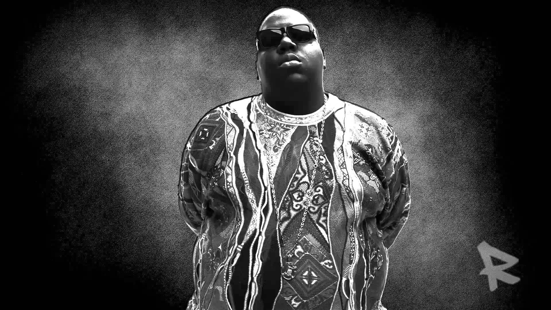 1920x1080 The Notorious B.I.G. and White Wallpaper