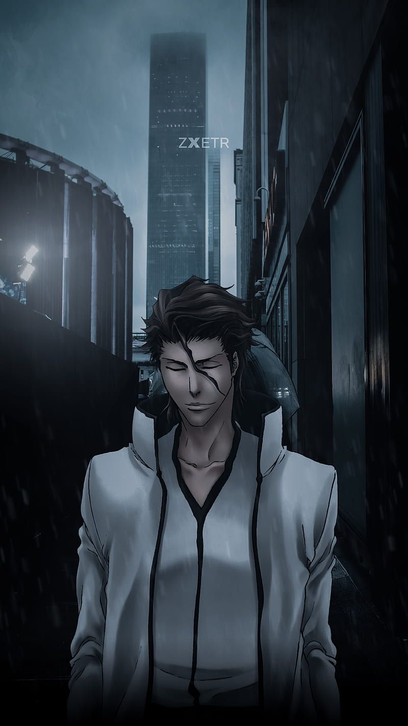 800x1422 Aizen, Anime, Bleach, HD phone