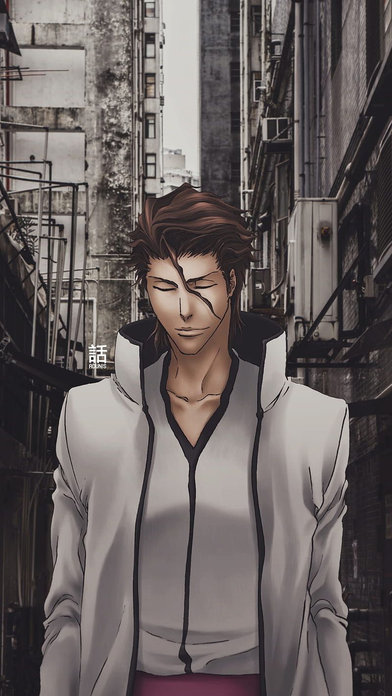800x1422 Aizen, anime, bleach, ichigo, manga