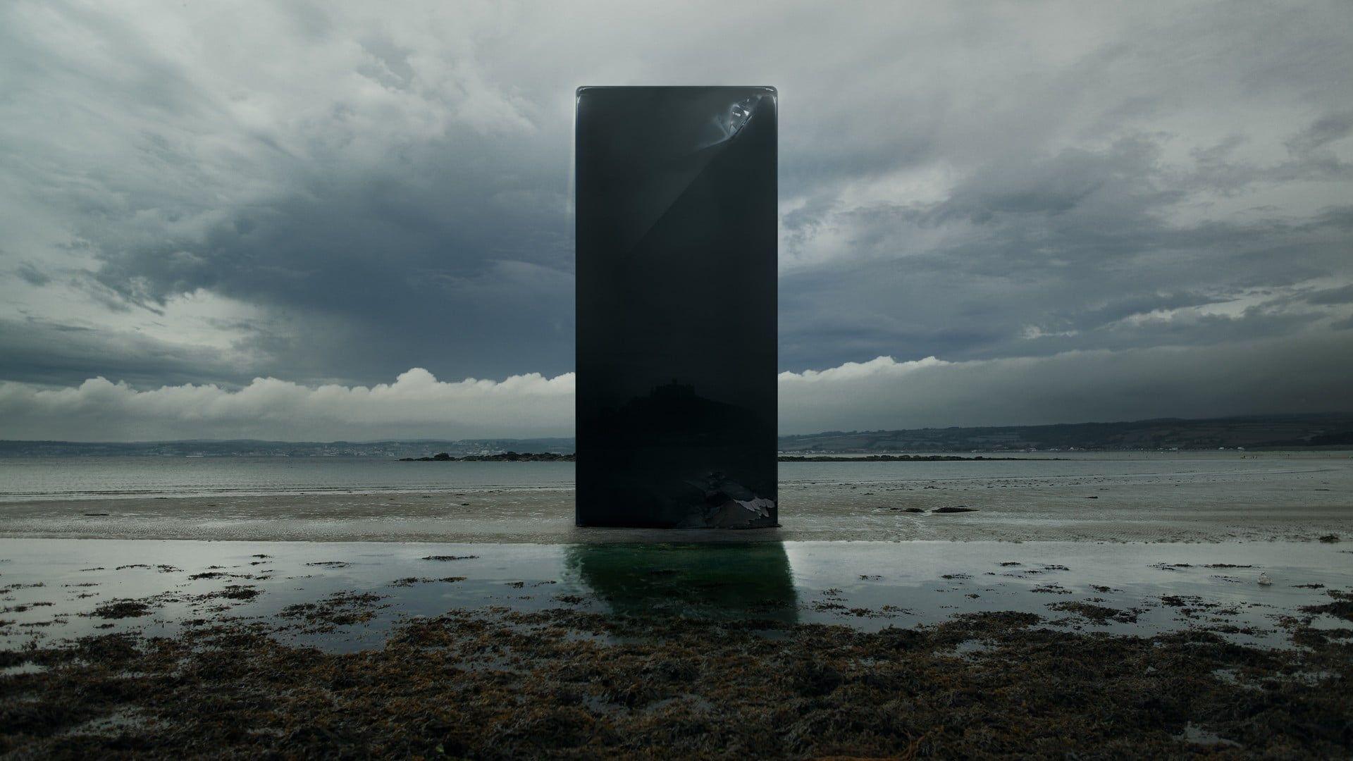 1920x1080 Brown sandy beach, nature, landscape, Monolith, 2001: A