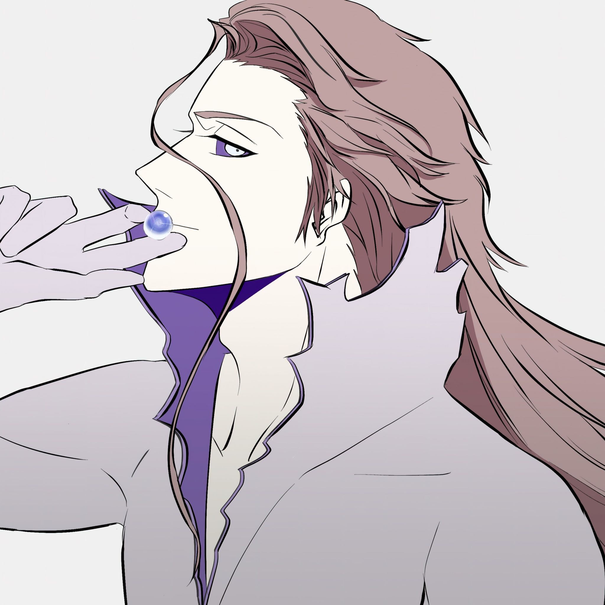 2048x2048 Sosuke Aizen Wallpaper 4K, Bleach