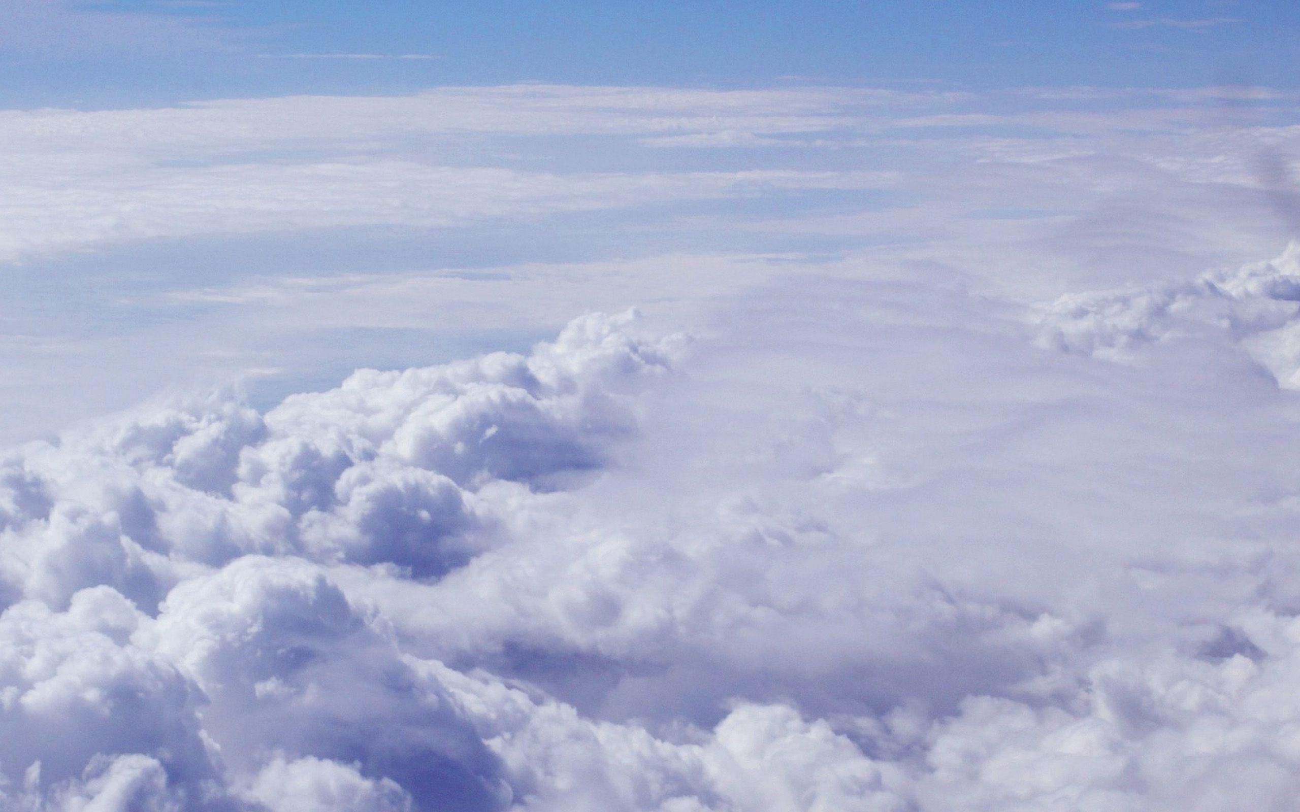 2560x1600 Sky Blue Clouds Nature Fly I Believe Wallpaper