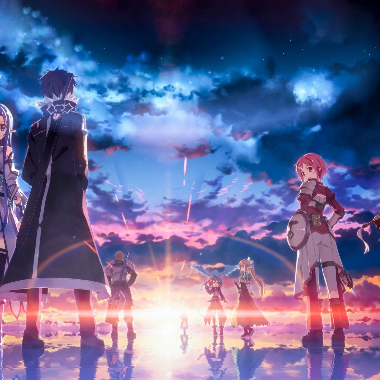 1280x1280 Sword Art Online Wallpaper 4K, Anime