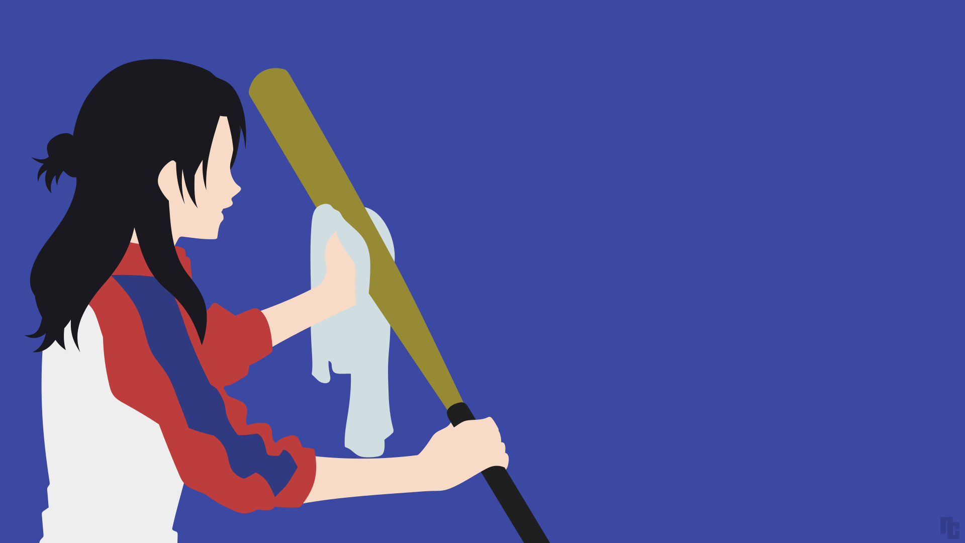 1920x1080 Ace of Diamond Fujiwara Minimalist Wallpaper