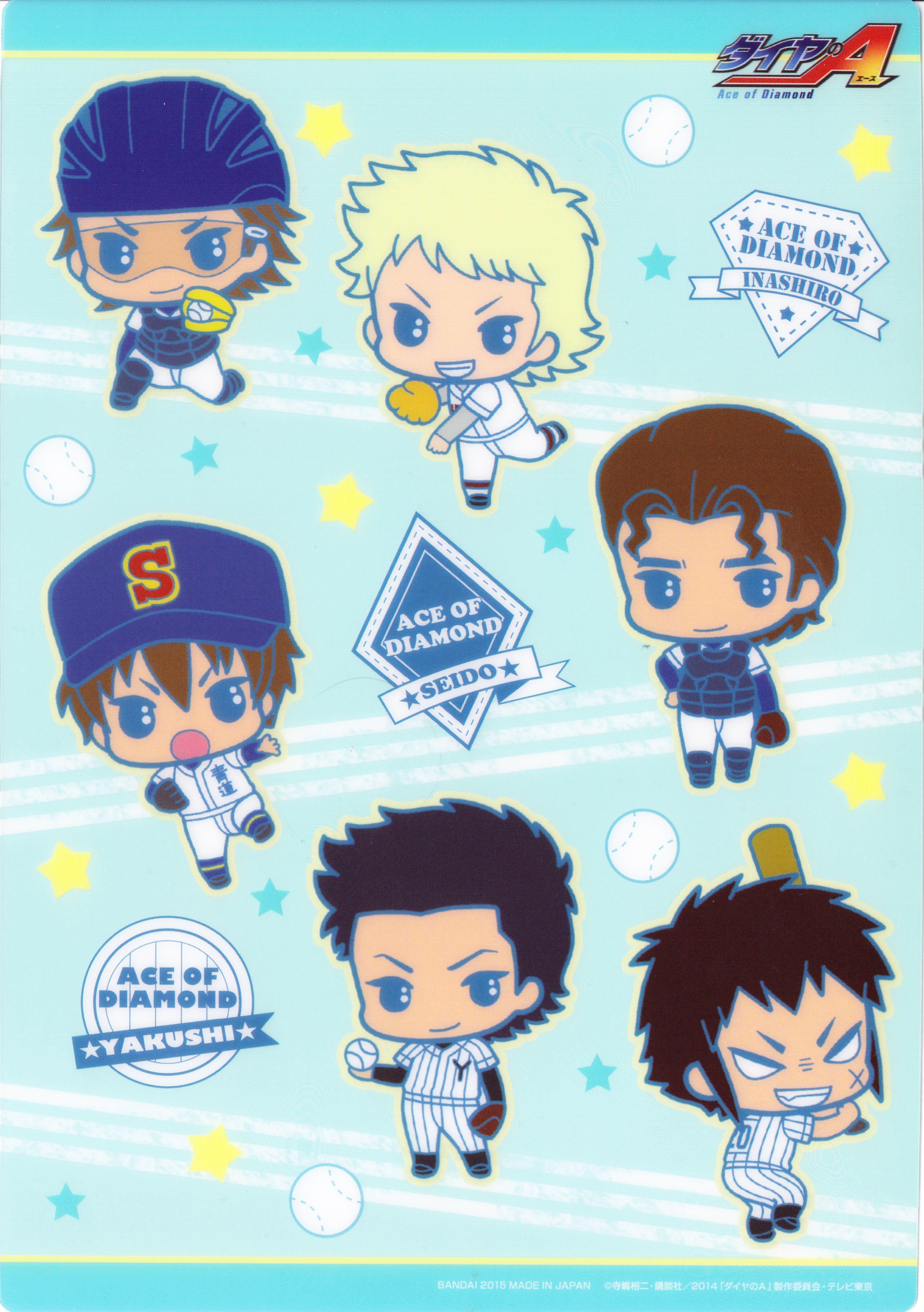 3469x4924 Diamond no Ace. Anime, Chibi, Mobile wallpaper