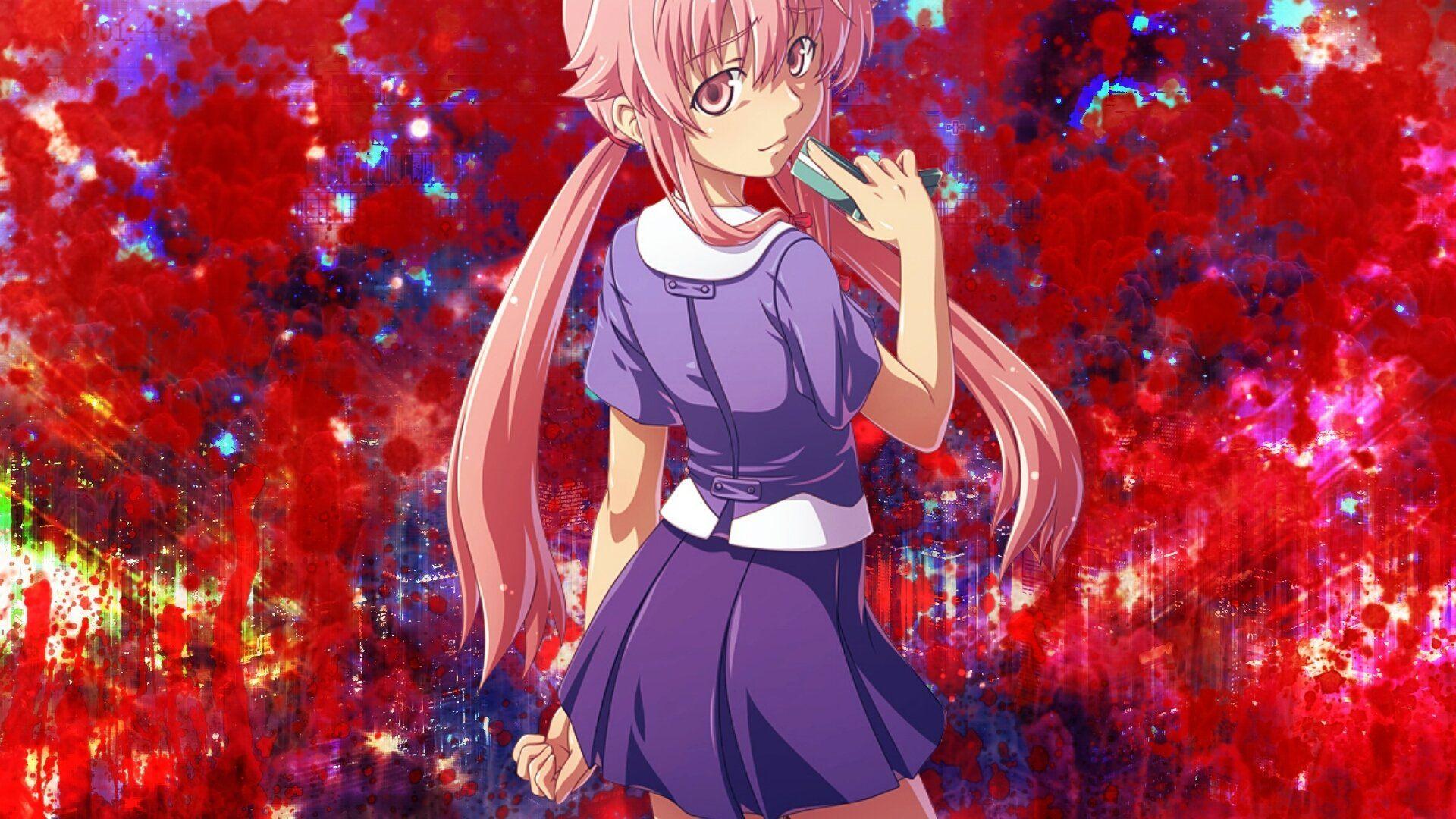 Yuno Gasai Wallpaper  Download to your mobile from PHONEKY