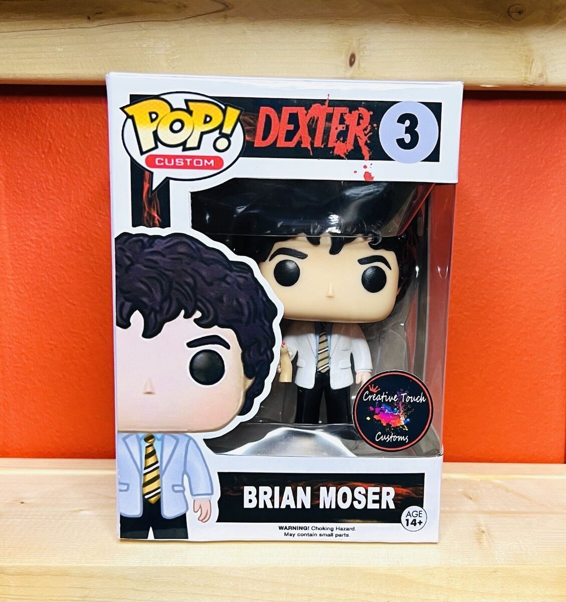 1129x1200 Custom Funko Pop Dexter Brian Moser Ice