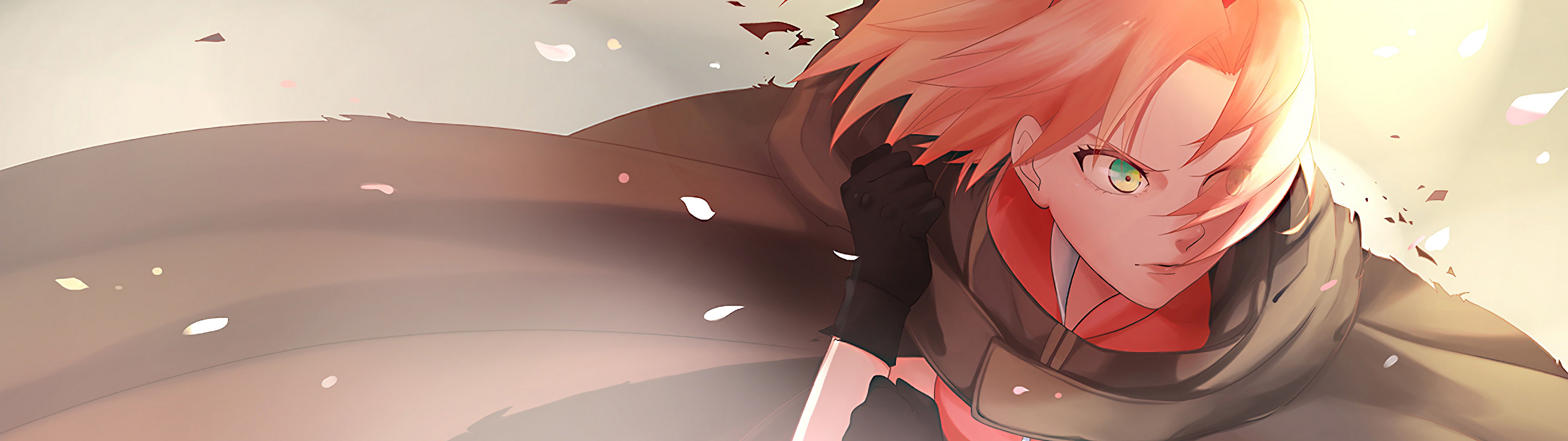 7680x2160 Sakura 4K Wallpaper