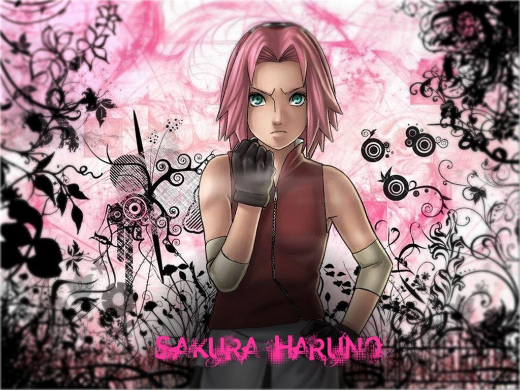 1024x768 sakura haruno - Naruto Girls Hình nền