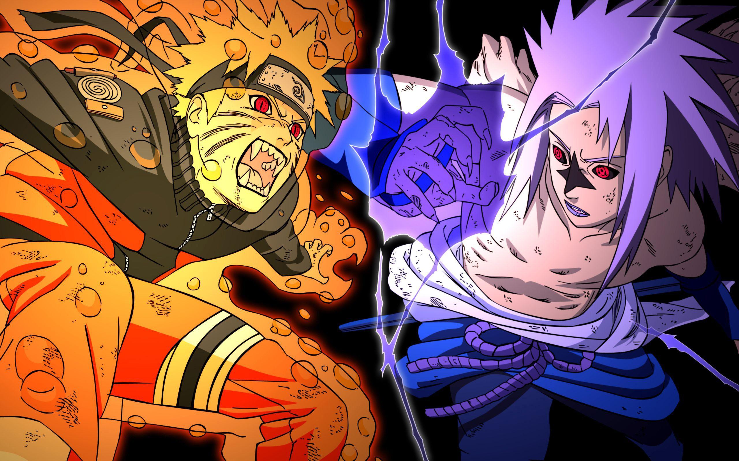 2560x1600 Naruto Sasuke Wallpaper