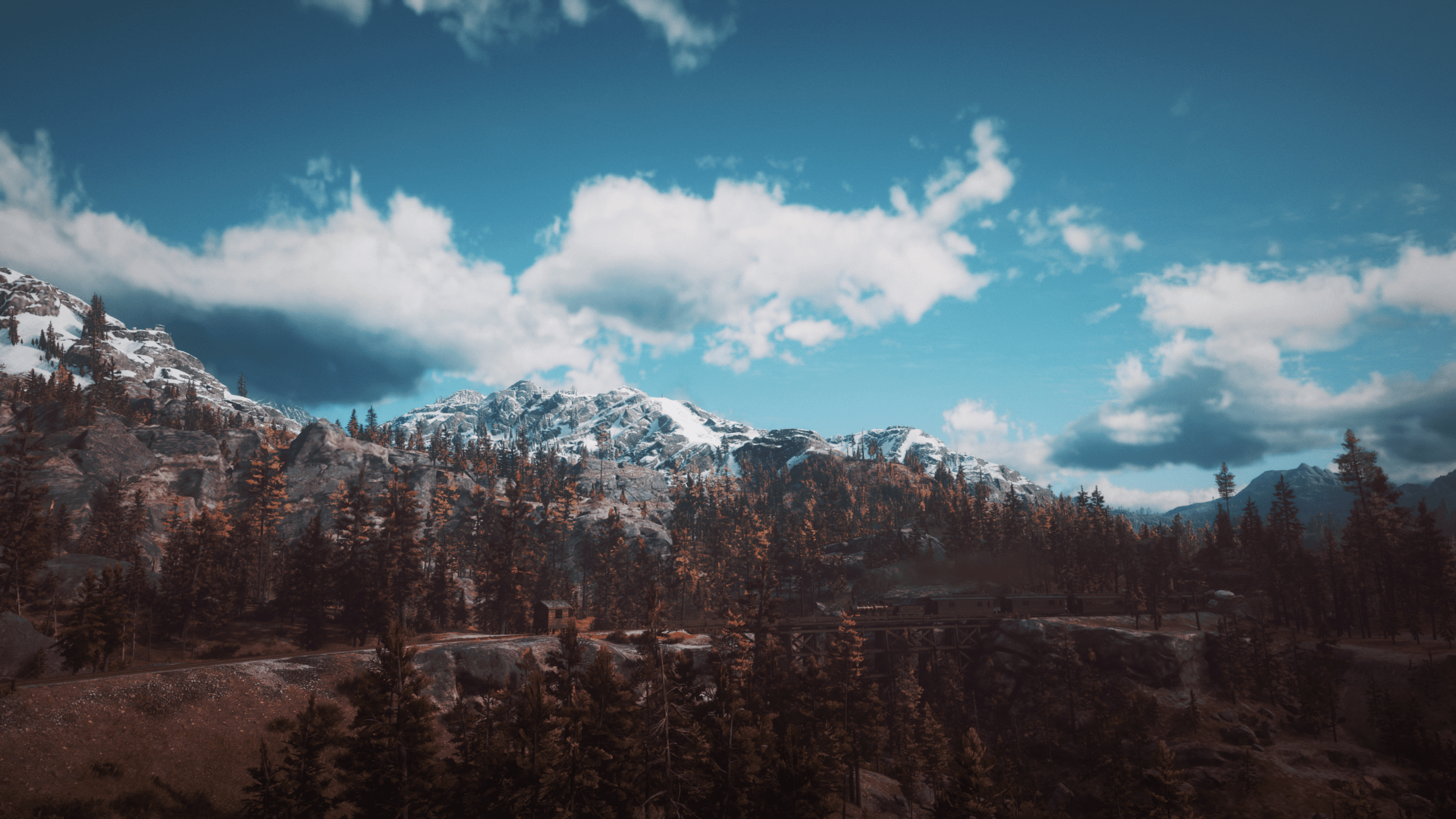 2304x1296 Red Dead Redemption 2 landscape shots