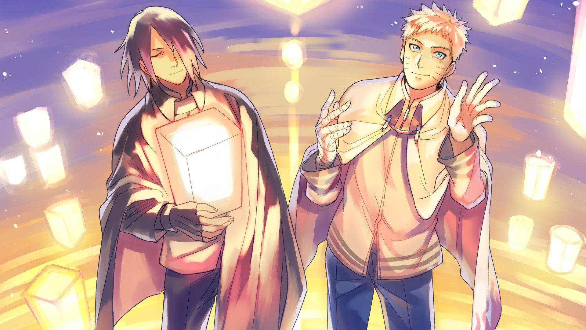 1920x1080 Sasuke and Naruto Wallpaper background picture