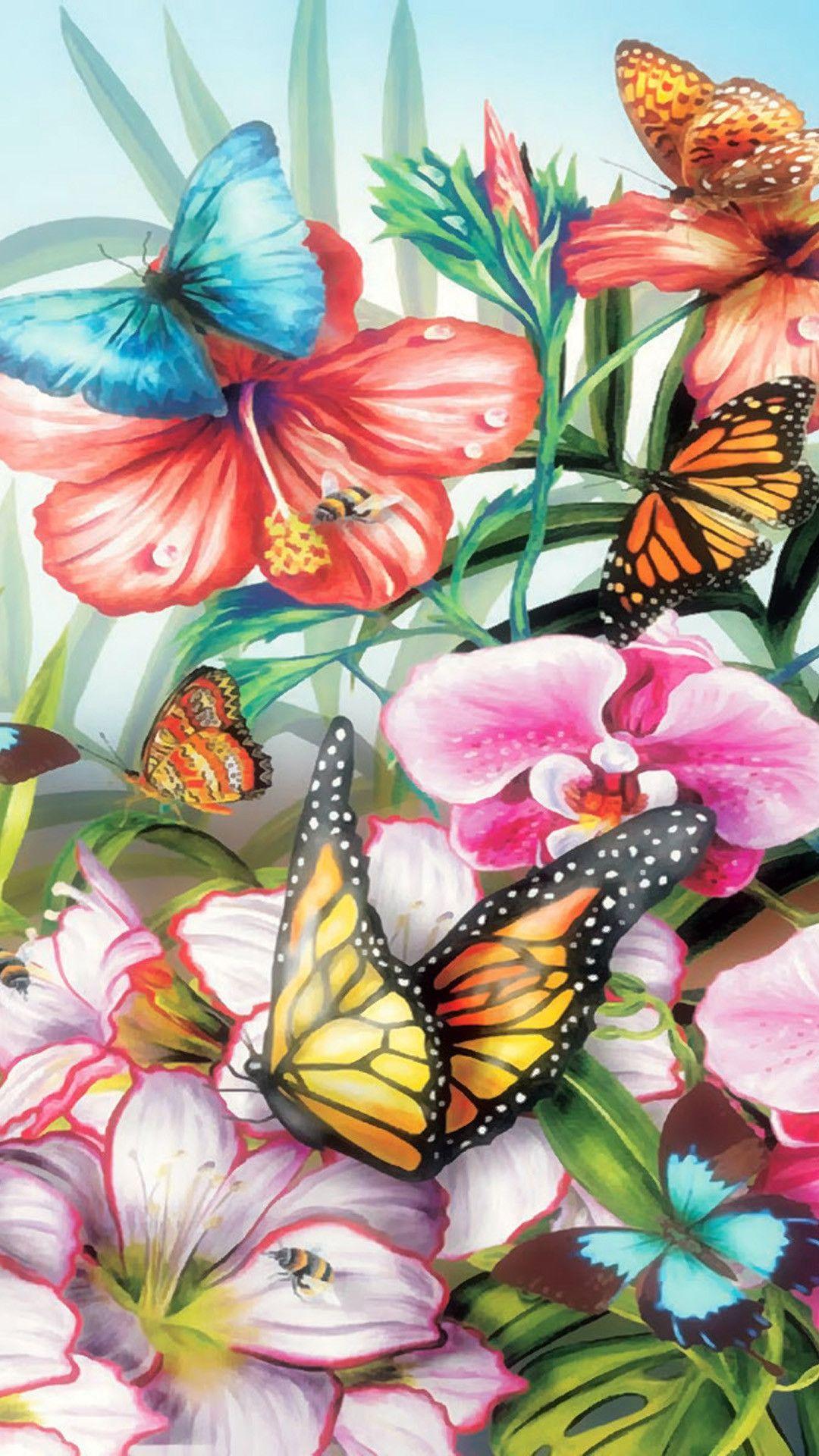 1080x1920 Butterfly Wallpaper