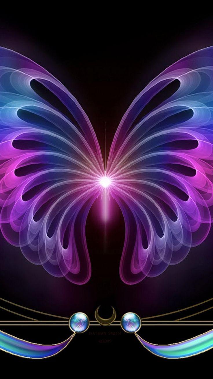 736x1308 Cute Butterfly HD Wallpaper For Android iPhone X