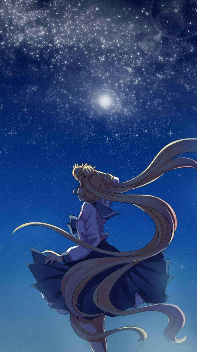 842x1500 Stars Sailor Moon iPhone Wallpaper