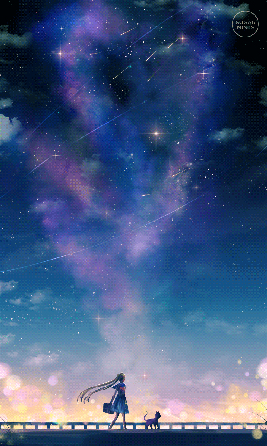 900x1500 Sailor Moon iPhone 4k Wallpaper