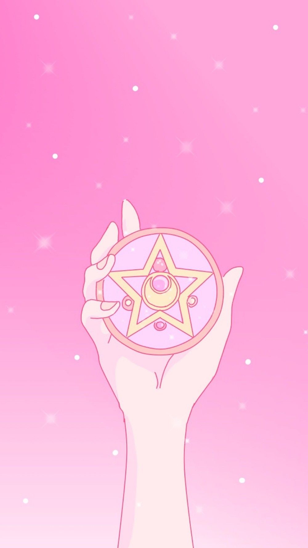 1000x1778 Sailor Moon Pink Aesthetic Wallpaper