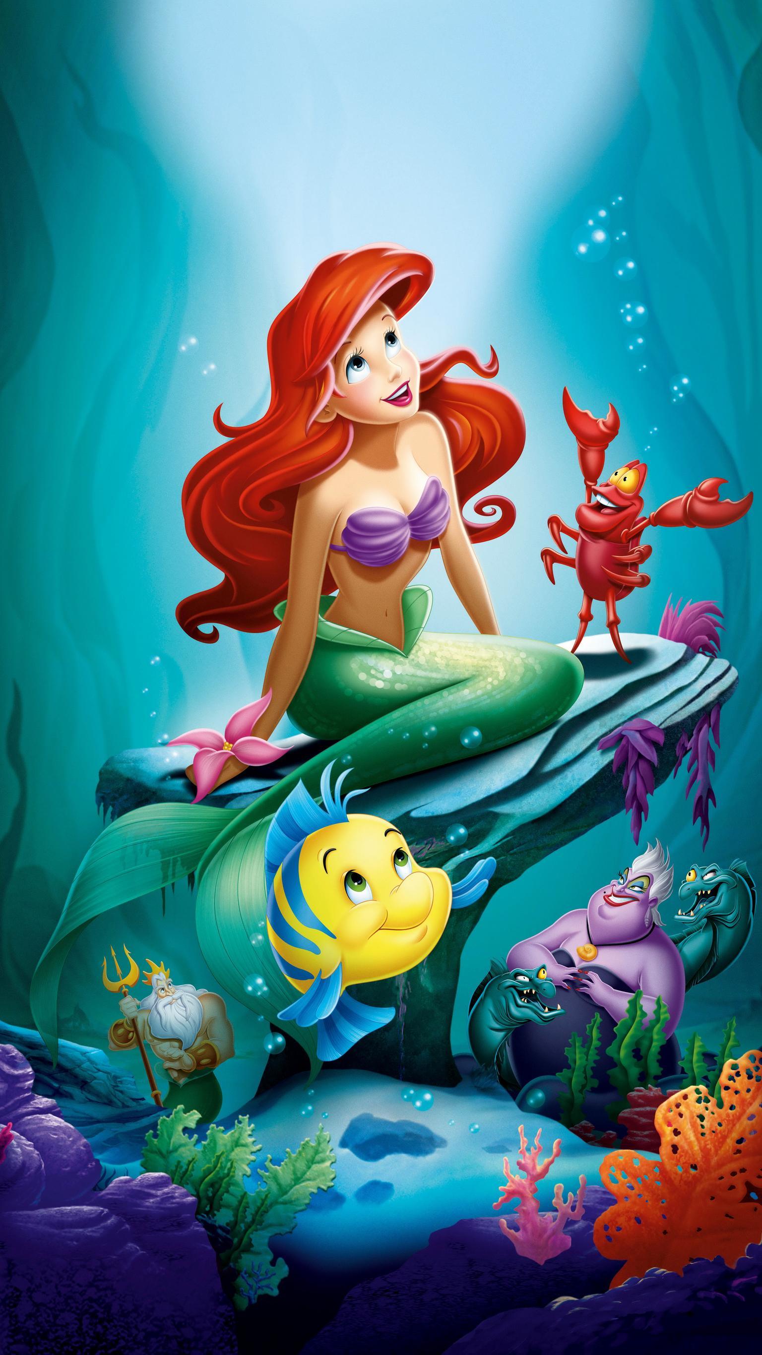 1536x2732 Little Mermaid Wallpaper