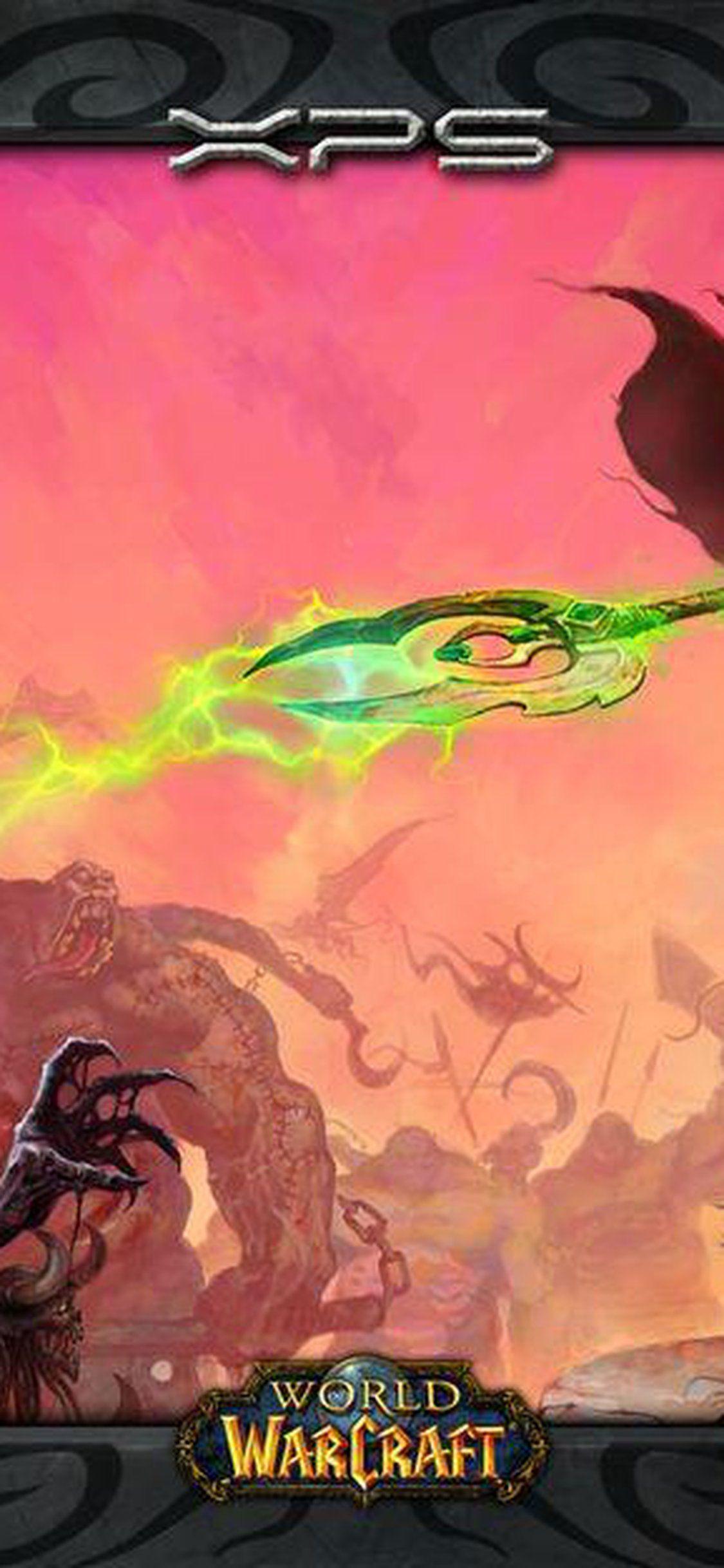 1125x2436 Download Aleinware Xps World Warcraft For iPhone X