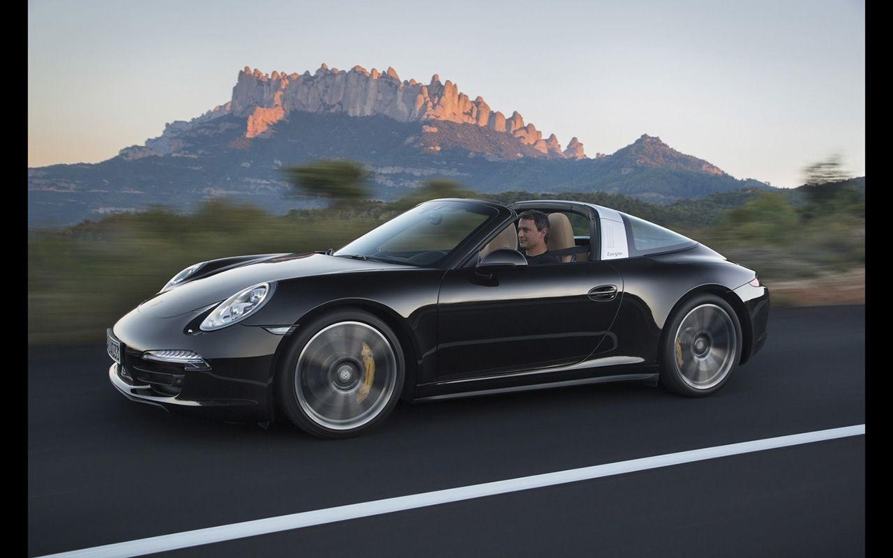 1280x800 Porsche 911 Targa in Motion