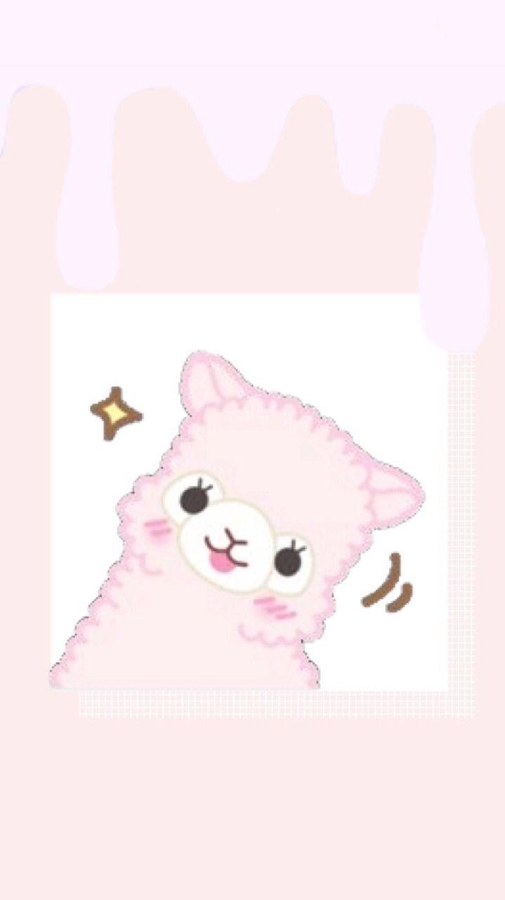 719x1280 Kawaii Alpaca Wallpaper