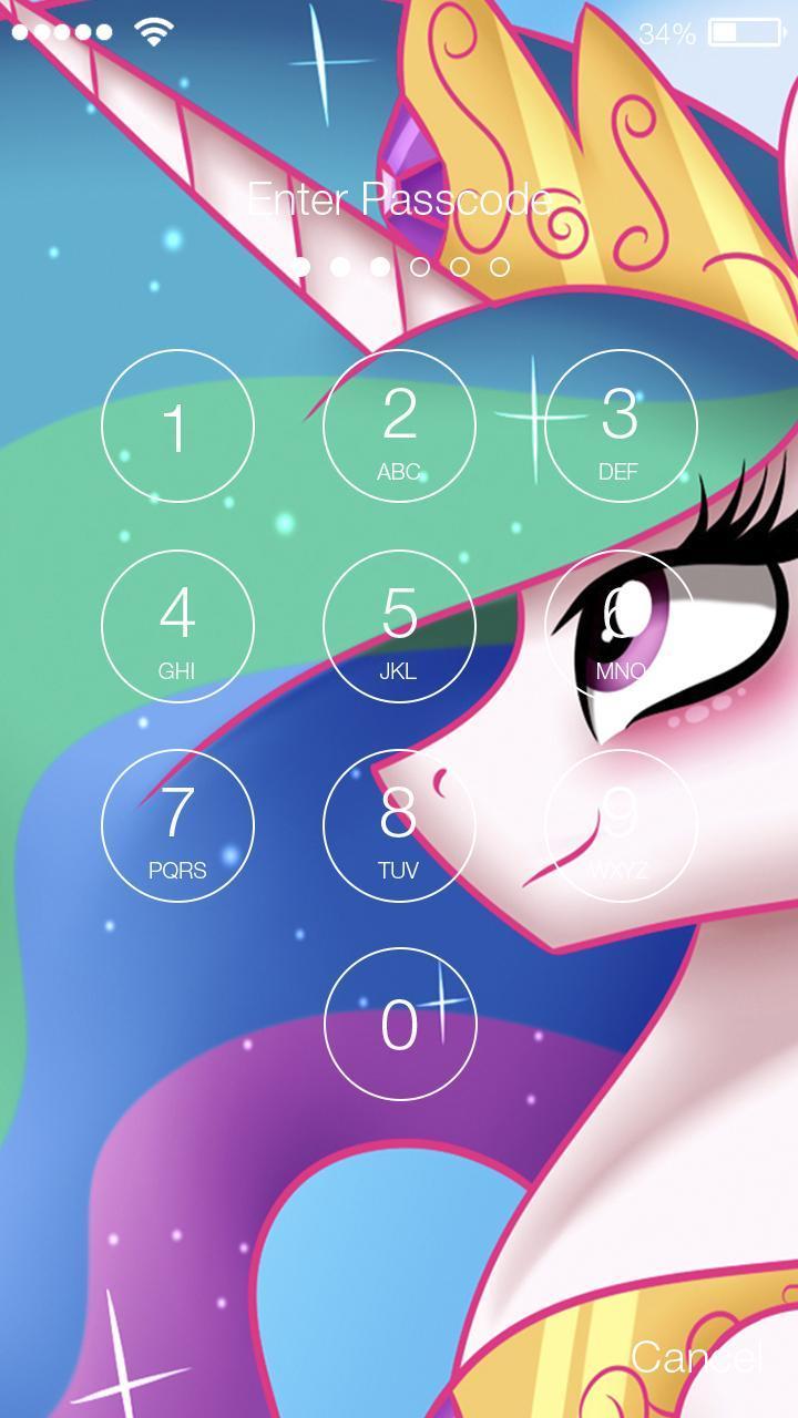720x1280 Princess Celestia Cute Pony Kawaii Wallpaper Lock for Android