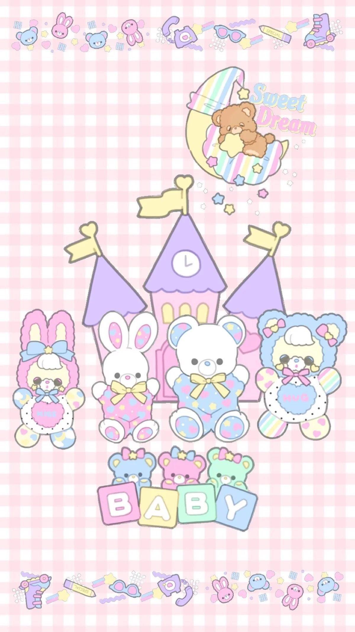 1200x2133 Kawaii Background Wallpaper