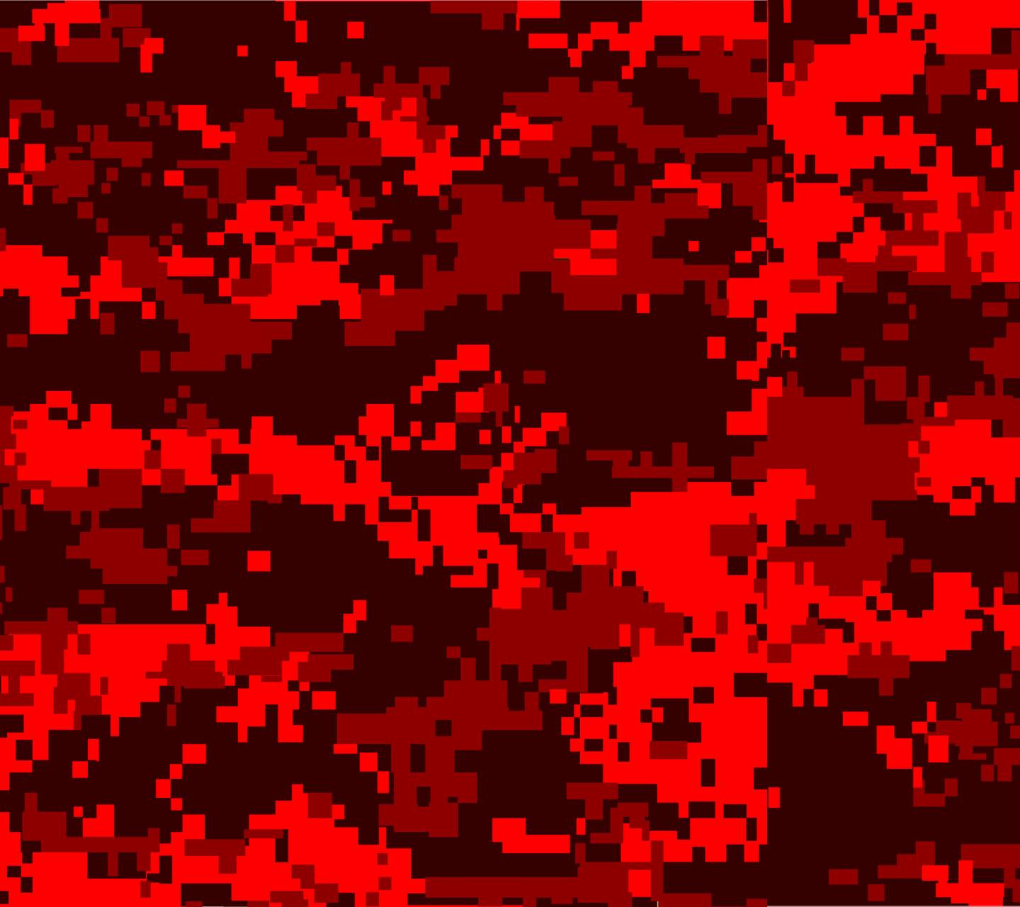 1440x1280 Red Digital Camo Wallpaper