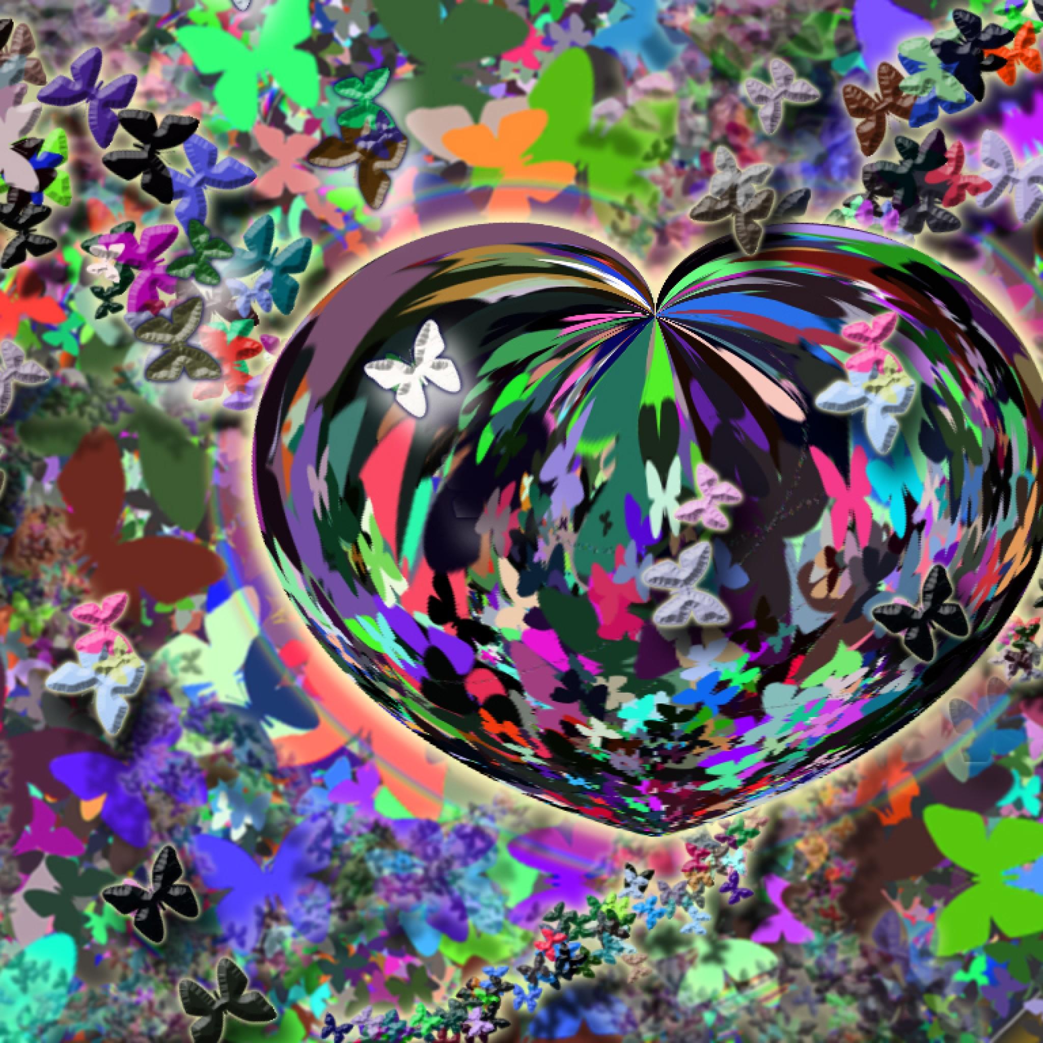 2048x2048 Trippy Weed Space HD. HD Weed Wallpaper