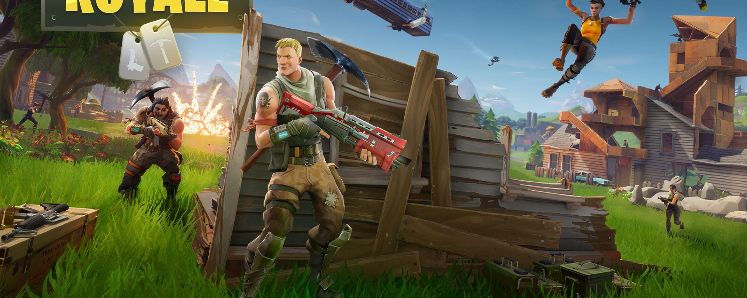 2560x1024 Fortnite Wallpaper 2560