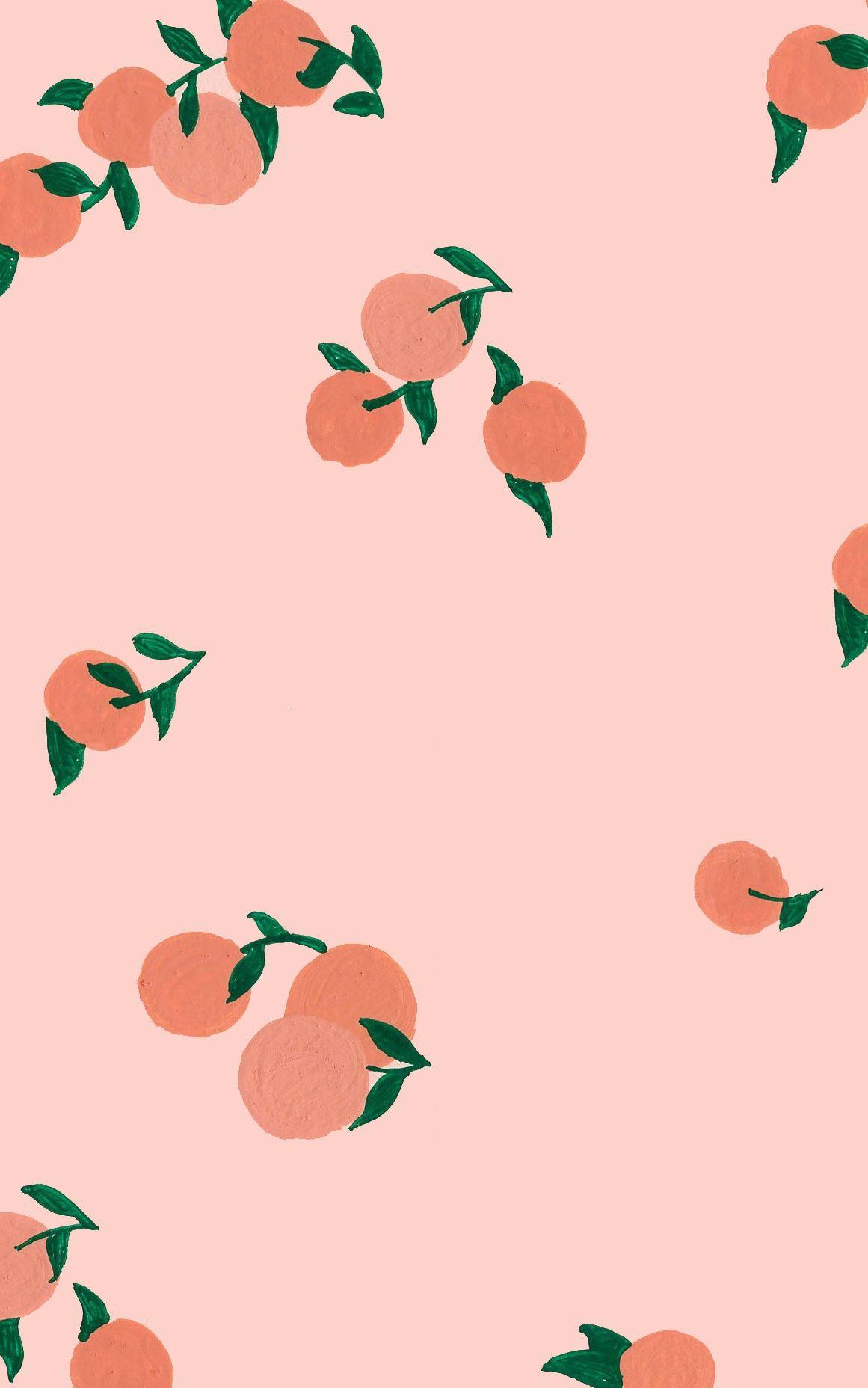Pin by MW on Wallpaper  Peach wallpaper Fruit wallpaper Fruit wallpaper  pattern