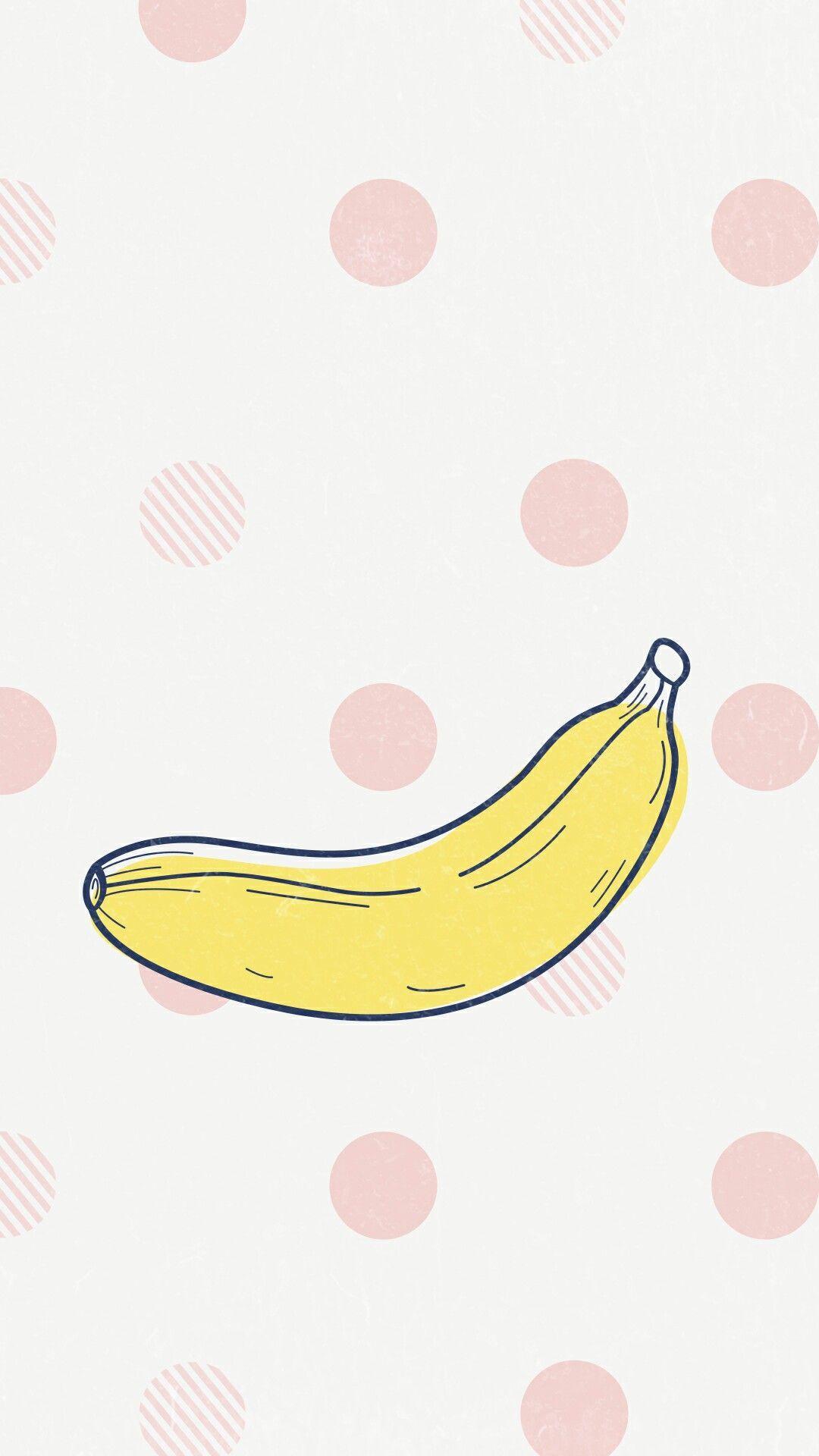 1080x1920 iPhone Wallpaper. Banana, Yellow, Banana family, Fruit, Design