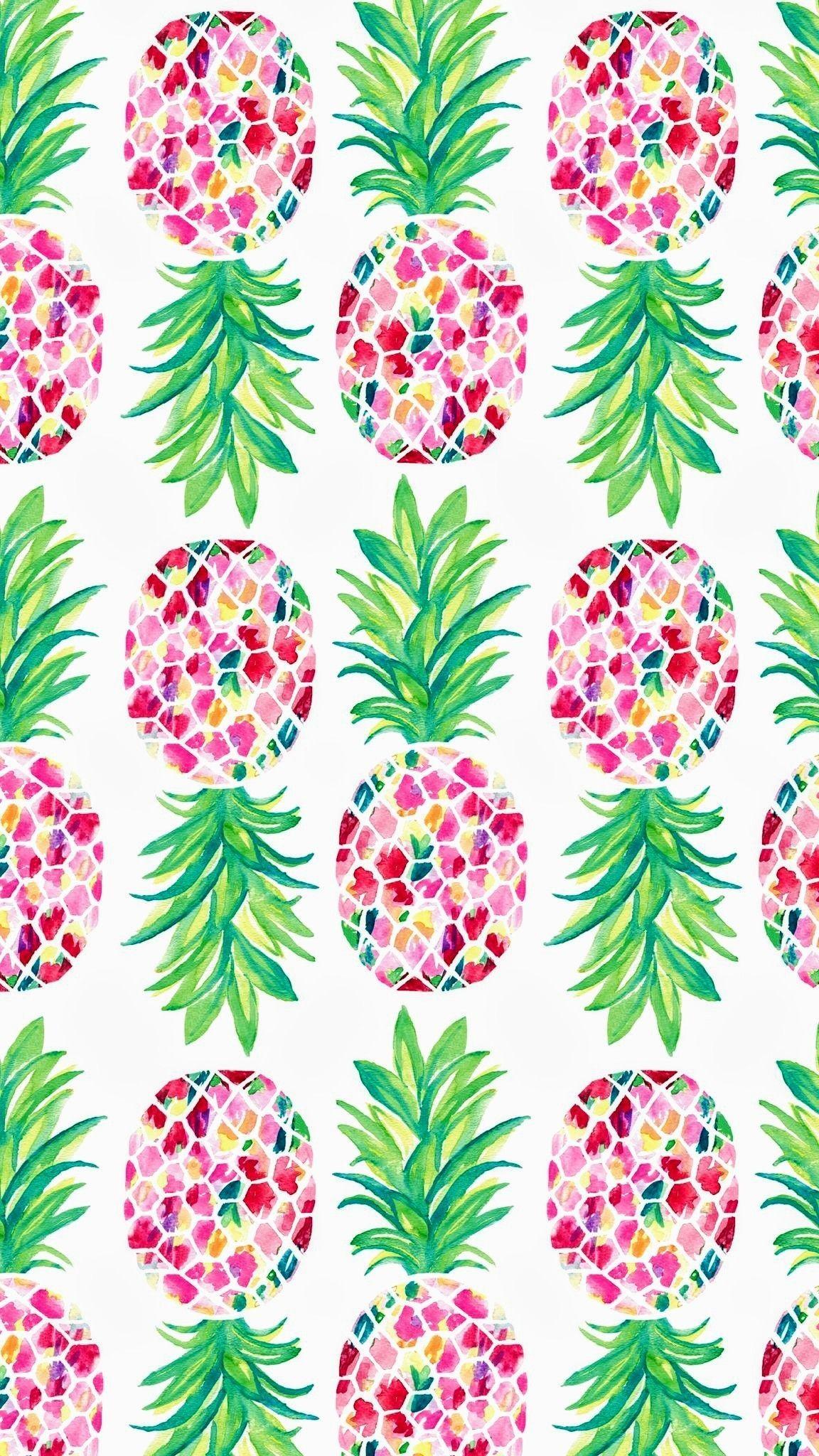 1152x2048 patterns. Pineapple wallpaper, Cute