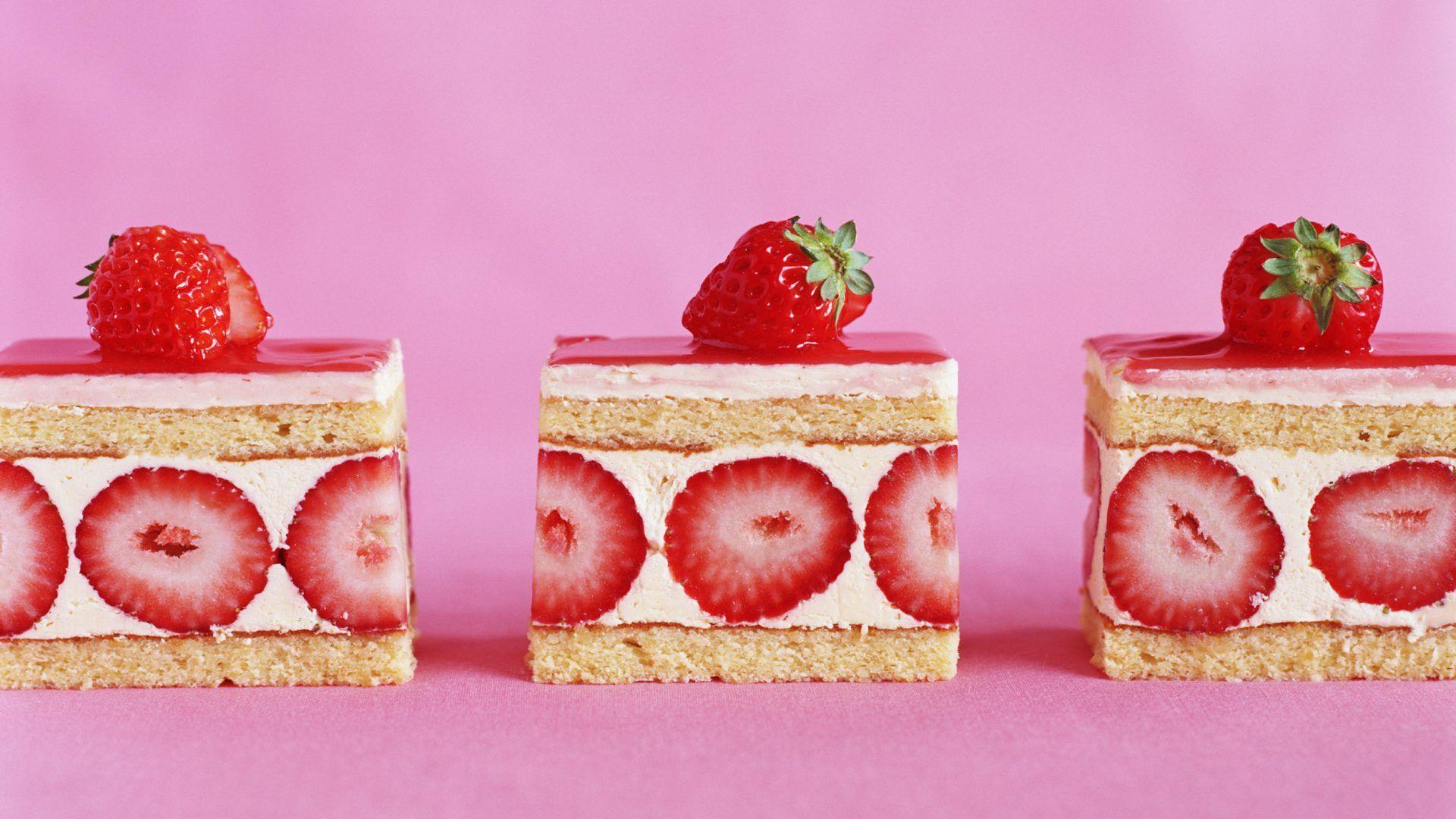 1920x1080 Cute Strawberry Cake Wallpaper Live Wallpaper HD